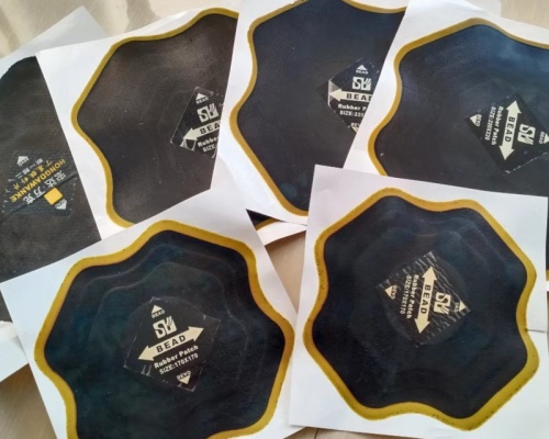 80 X 80mm Vulcanizing Cold Patch For Bias tyre